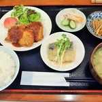 あらえびす - 2015年日替わり　チキンカツ＆鯖のおろしソース