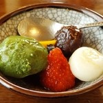日本料理 梅林 - 抹茶あんみつ