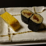 すし処 睦月 - 2016.01 にぎり６：たまごとかんぴょう巻き