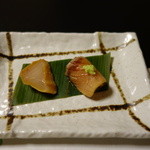 すし処 睦月 - 2016.01 つまみ３：白身のづけ