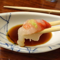かに道楽 川崎店 - お昼の会席料理「錦の舞」4320円 のズワイガニ刺身