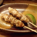 居酒屋たちばな - 地鶏皮塩焼き