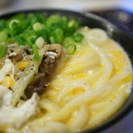 うどん 丸香 - 肉釜玉