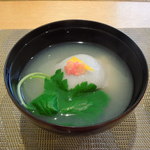 志木葉 - 重ね蛤白みそ仕立て