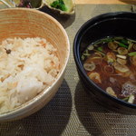 志木葉 - ご飯と赤出汁