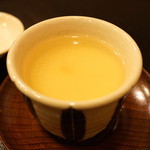と村 - 帆立貝の干し貝柱の茶碗蒸し