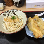 讃岐うどん いわい - しょうゆうどん、とり天、れんこん天