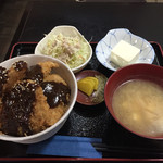 蒼屋 - 160126 ソースかつ丼（ごまみそ）