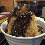 蒼屋 - 160126 ソースかつ丼（ごまみそ）