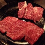 イチボ(熊本県産)とハラミ(鹿児島県産)　炙り