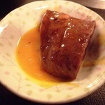 京松蘭 - ミスジ　すき焼風黄身を絡めて戴きます