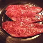 京松蘭 - ミスジ(栃木県産)　タレ焼