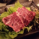 京松蘭 - 上ハラミ　肉刺し