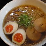 鶴麺 - 中華そば（煮卵トッピング）