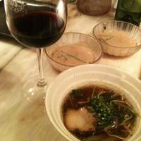イベリコ・バル 門仲 - しゃぶしゃぶ〆のラーメン。ヤバうま