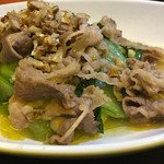 Vank - 青梗菜と牛肉の炒め