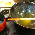 手造りうどん 楽々 - 完食・・満足