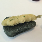 プレヴナンス - ランチショートコース:お食事前に②【ワカサギのフリット】柚子の香りがしてサクッと良い食感(^ ^)