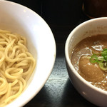 浜田山 - 煮玉子つけ麺  850円 （麺半分で注文)