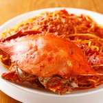 Whole crab spaghetti (220g for two)