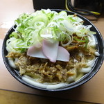 ぷらっとぴっと 7・8番ホーム - かしわうどん