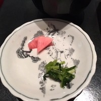 ステーキハウス ビーフオークマ 名古屋店 - 少ない漬物