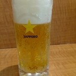 らーめん むつみ屋 - 生ビール