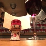 ワインの酒場。ディプント - 二回目☆ 直前に予約したのに可愛いリザベーションカード付き♪