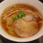 麺創研 かなで - W醤油ラーメン