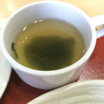 Guriru Hamachou Tei - セットのわかめスープ