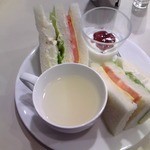 喫茶室ルノアール - [料理] Dセット  (\190) プレート全景♪ｗ