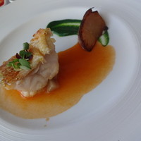 ルアン 神戸迎賓館 - クリスマスランチ　メイン魚　クリスピーに焼いた甘鯛　ル・アン特製ブイヤベースソース