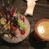 BLT STEAK GINZA - バーニャカウダ、ソースが最高