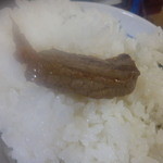 肉のさかい - ご飯の上の　厚いやつ＾＾