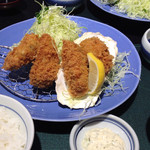 ジャンボ海老まるやま門田店 - カキフライ定食(4個) 1,380円(税別)