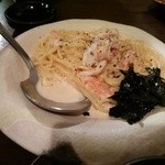 嬉々 わらまさ - カニ身明太クリームパスタ♪