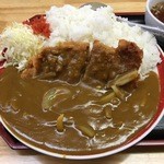 栄楽 - カツカレー　大盛り