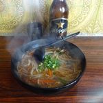 にし川 - モヤシあんかけラーメン