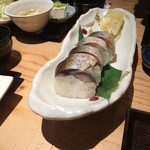 とろさば料理専門店　SABAR - 鯖寿司￥２，１００（８切れ有りました）
