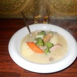 にし川 - ソーセージ入りホワイトシチュー