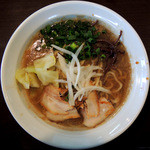 らーめん la.la.la. - 2016年1月11日(月・祝)　「まんで～ぬ～どるbu.ta.la.la.」30食限定　特濃とんこつ(中太麺)800円