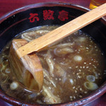 Rokumontei - 六紋亭つけ麺のつけ汁（割りスープあり）