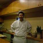 すし割烹 鮓はる - 照れるご主人にお願いしてパチリ！