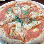 プチトマトと海老のマリナーラ