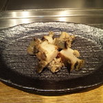 鉄板焼 徳吉 - 「黒鮑」のソテー