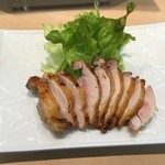 三代目 まる天 - 青森地鶏シャモロックもも肉の塩焼き
