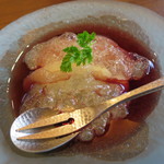 米倉 - 15.12月 ラフランスの赤ワイン煮