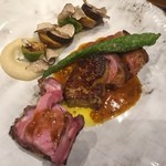 福島 るぼわ - ２０１５・１１月再訪　フランス・ビュルゴー鴨胸肉　鴨フォアグラ