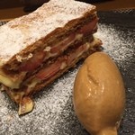 福島 るぼわ - ２０１５・１１月再訪　焼きたてミルフォイユ