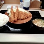 Katsuya - 海老ロースカツ定食